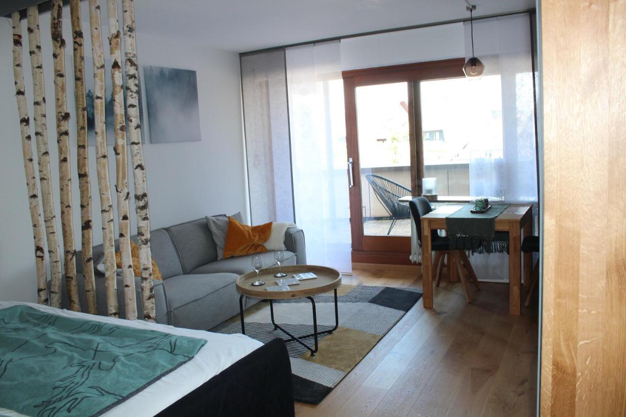 1-Zimmer-Apartment Mit Grossem Balkon Schönwalde Exterior foto
